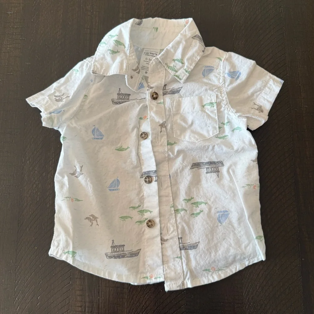 Carters Button Up Top